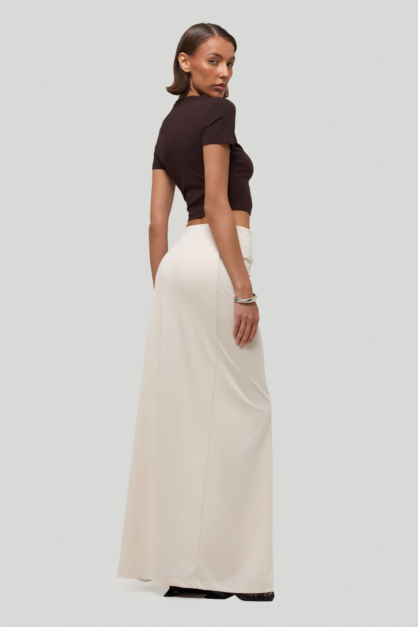 Укороченная футболка slim (S/M)