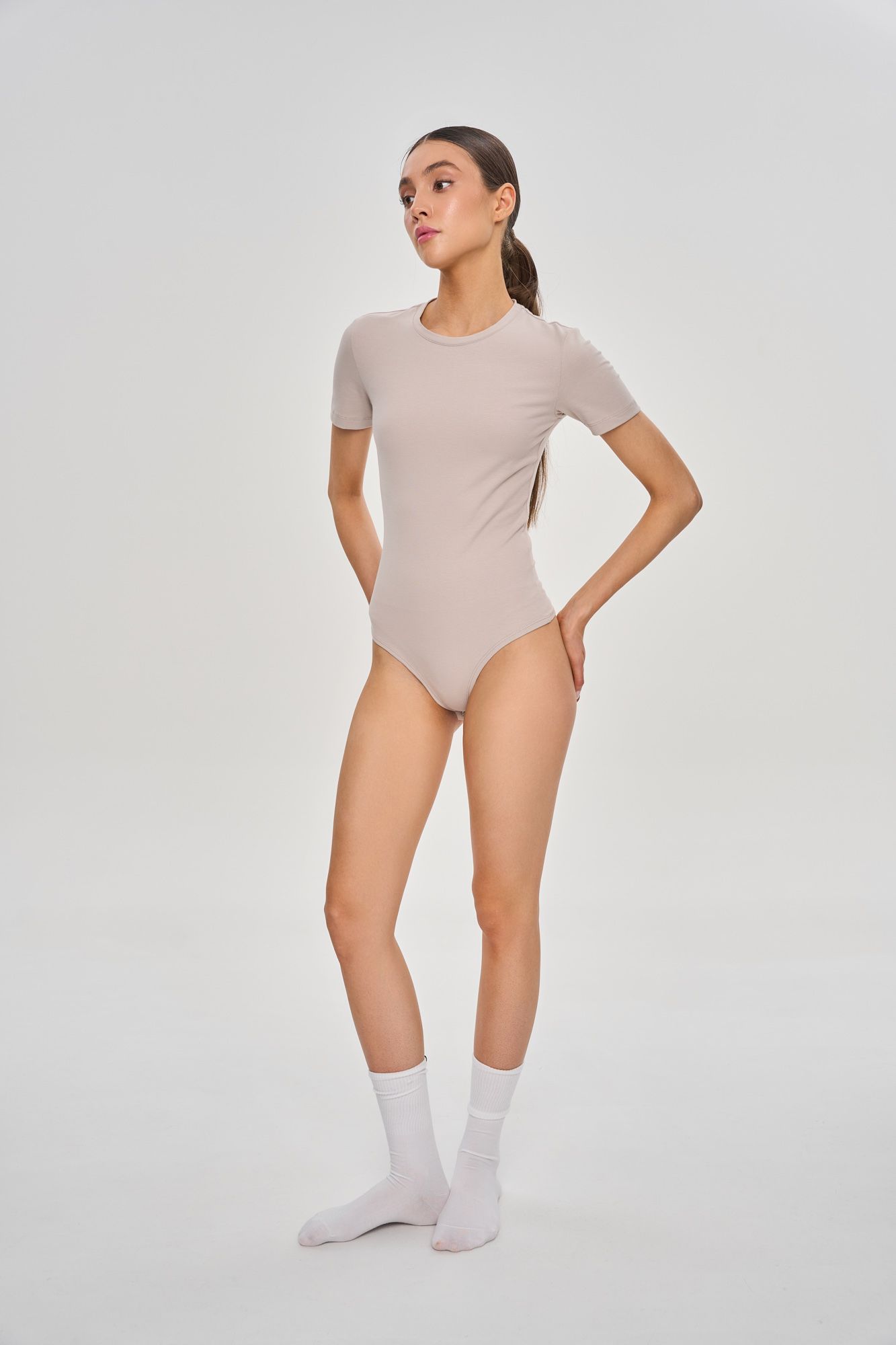 Боди Slim (42 светло-серый)