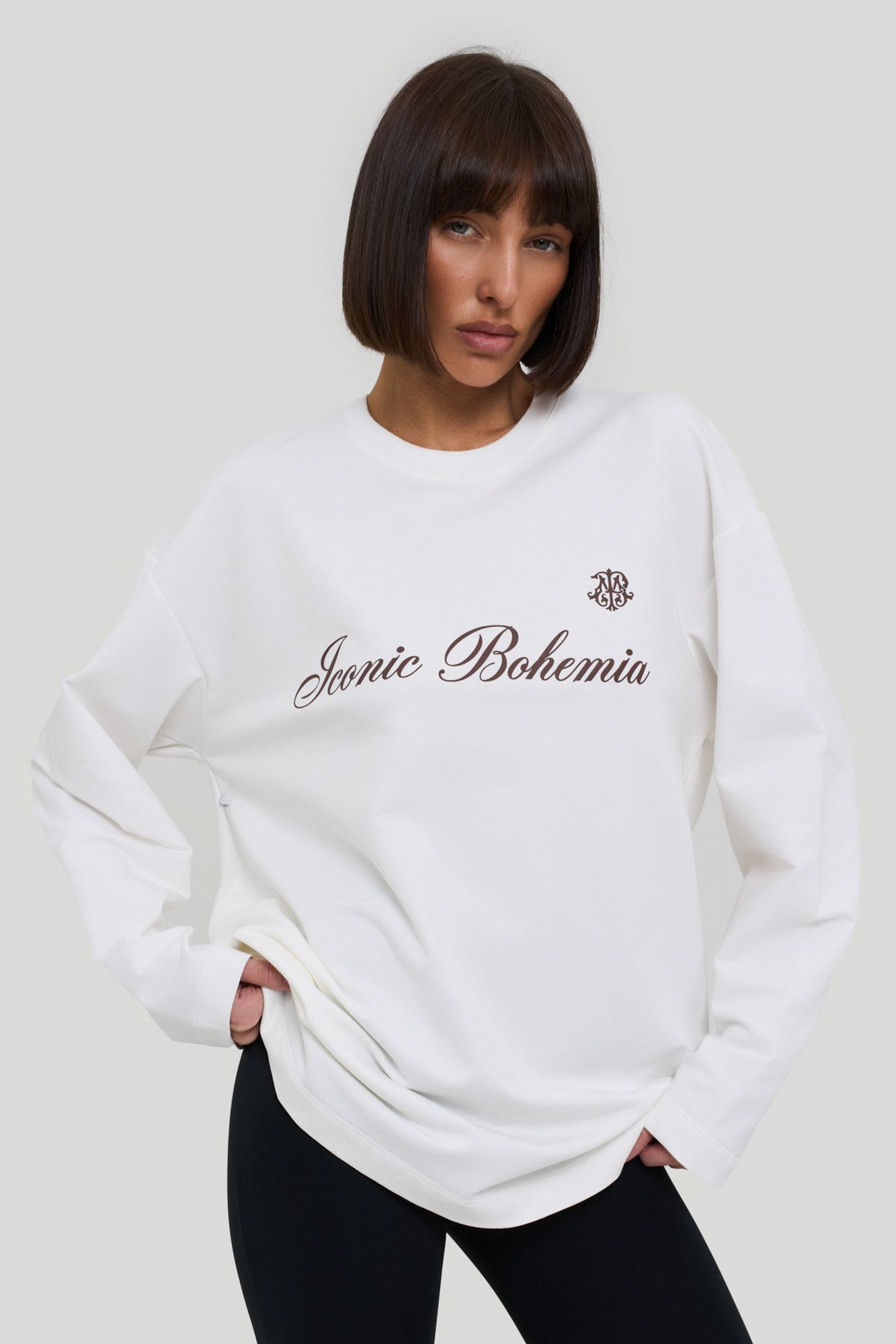 Свитшот OVERSIZE (XS/S молочный)
