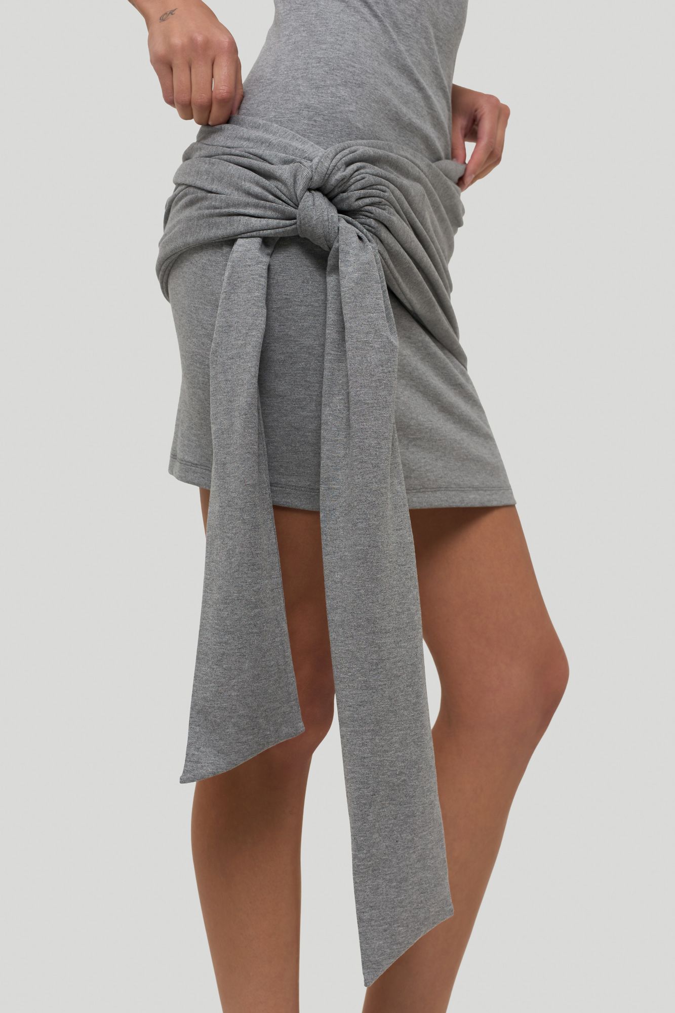 Платье мини с завязками (one size)