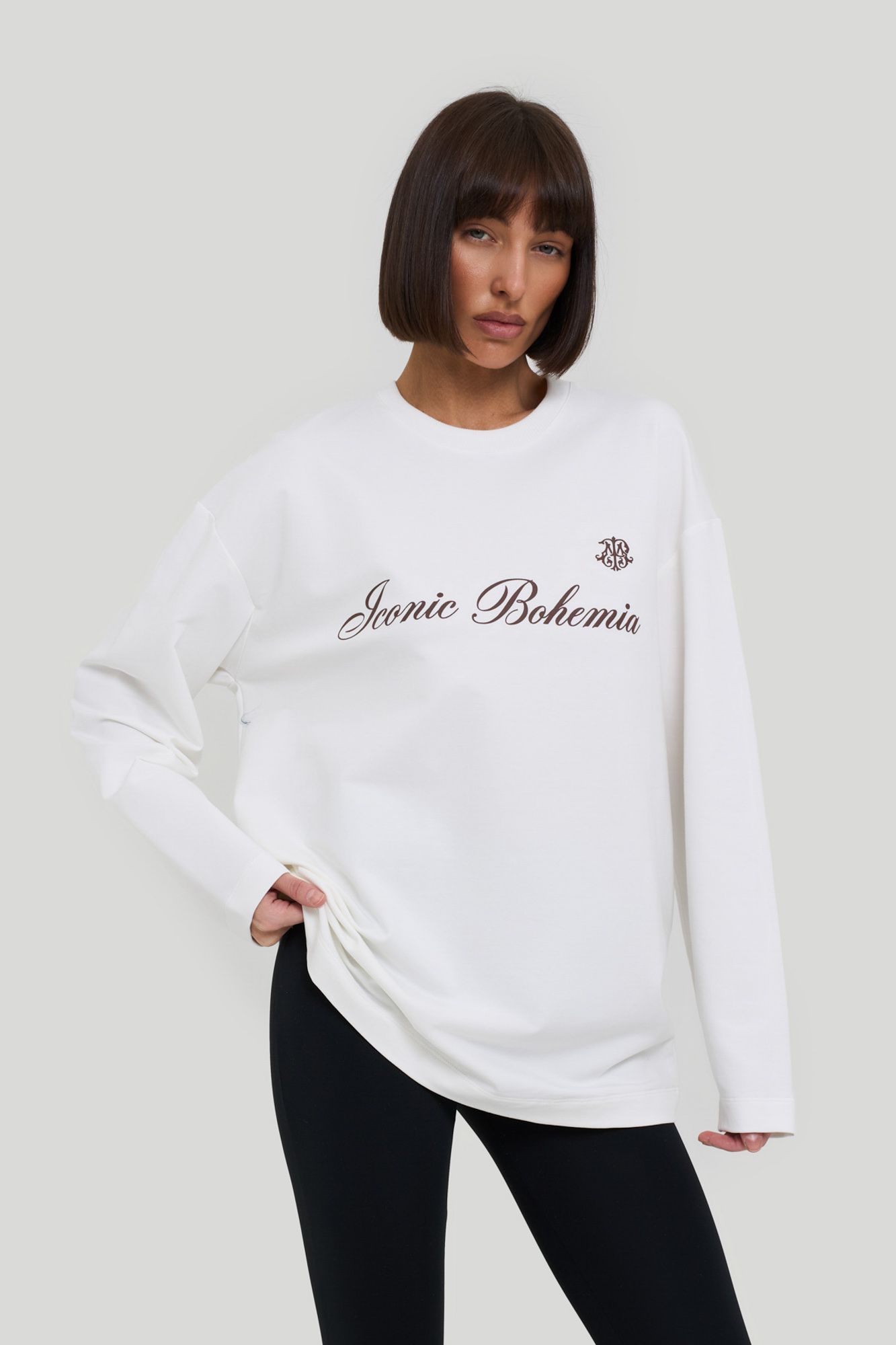 Свитшот OVERSIZE (XS/S молочный)
